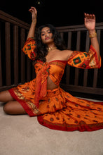 Load image into Gallery viewer, Radha Peacock Bollywood Set