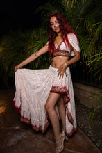 Load image into Gallery viewer, White Rose Bollywood Set