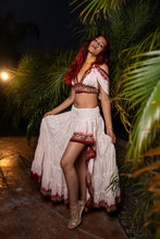 Load image into Gallery viewer, White Rose Bollywood Set