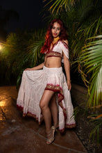 Load image into Gallery viewer, White Rose Bollywood Set