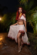 Load image into Gallery viewer, White Rose Bollywood Set