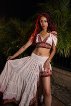 Load image into Gallery viewer, White Rose Bollywood Set