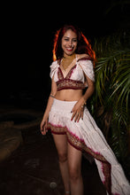 Load image into Gallery viewer, White Rose Bollywood Set