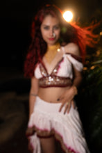 Load image into Gallery viewer, White Rose Bollywood Set