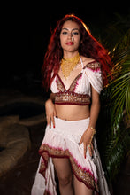 Load image into Gallery viewer, White Rose Bollywood Set