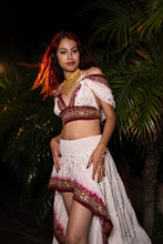 Load image into Gallery viewer, White Rose Bollywood Set
