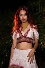 Load image into Gallery viewer, White Rose Bollywood Set