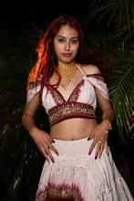 Load image into Gallery viewer, White Rose Bollywood Set