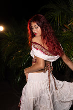 Load image into Gallery viewer, White Rose Bollywood Set