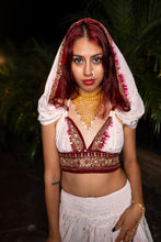 Load image into Gallery viewer, White Rose Bollywood Set