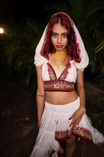 Load image into Gallery viewer, White Rose Bollywood Set