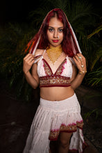 Load image into Gallery viewer, White Rose Bollywood Set