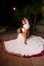 Load image into Gallery viewer, White Rose Bollywood Set