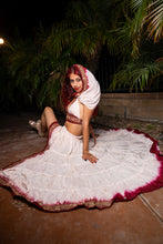 Load image into Gallery viewer, White Rose Bollywood Set