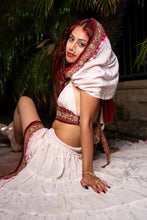 Load image into Gallery viewer, White Rose Bollywood Set