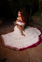 Load image into Gallery viewer, White Rose Bollywood Set