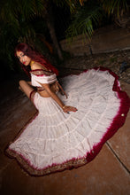 Load image into Gallery viewer, White Rose Bollywood Set