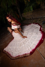 Load image into Gallery viewer, White Rose Bollywood Set