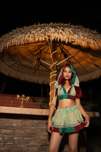 Load image into Gallery viewer, Watercolor Bandhani Mini Skirt Set