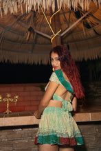 Load image into Gallery viewer, Watercolor Bandhani Mini Skirt Set