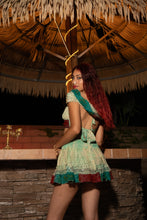 Load image into Gallery viewer, Watercolor Bandhani Mini Skirt Set