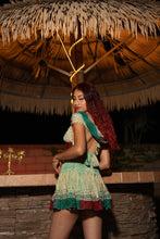 Load image into Gallery viewer, Watercolor Bandhani Mini Skirt Set