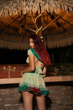 Load image into Gallery viewer, Watercolor Bandhani Mini Skirt Set