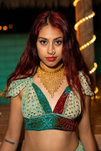 Load image into Gallery viewer, Watercolor Bandhani Mini Skirt Set