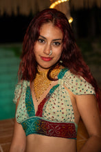 Load image into Gallery viewer, Watercolor Bandhani Mini Skirt Set