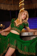 Load image into Gallery viewer, Emerald Forest Bollywood Set