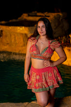 Load image into Gallery viewer, Pink Fantasy Mini Skirt Set