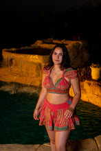 Load image into Gallery viewer, Pink Fantasy Mini Skirt Set