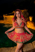 Load image into Gallery viewer, Pink Fantasy Mini Skirt Set