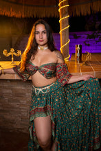 Load image into Gallery viewer, Emerald Dragon Bollywood Set