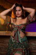 Load image into Gallery viewer, Emerald Dragon Bollywood Set