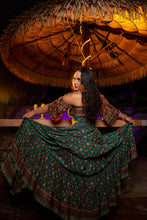 Load image into Gallery viewer, Emerald Dragon Bollywood Set