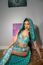 Load image into Gallery viewer, Icy Turquoise Jasmine Set