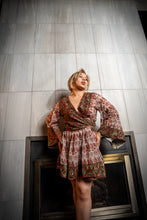 Load image into Gallery viewer, royal lotus babydoll dress