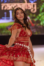 Load image into Gallery viewer, Fire Paisley Bollywood Set
