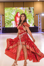 Load image into Gallery viewer, Fire Paisley Bollywood Set