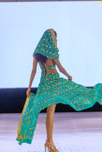 Load image into Gallery viewer, Turquoise Lotus Bollywood Set