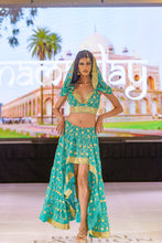 Load image into Gallery viewer, Turquoise Lotus Bollywood Set