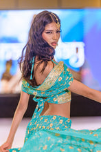 Load image into Gallery viewer, Turquoise Lotus Bollywood Set