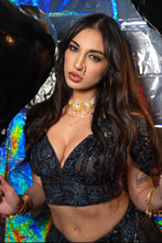 Load image into Gallery viewer, Midnight maharani Jasmine set