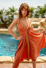 Load image into Gallery viewer, Golden Peach Magic Dress