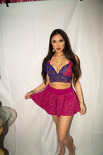 Load image into Gallery viewer, Love portal micro Mini Skirt set