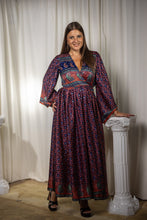 Load image into Gallery viewer, Bohemian Peacock Anarkali Dress
