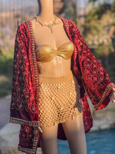 Load image into Gallery viewer, Ruby Excellence Velvet Kimono