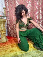 Load image into Gallery viewer, emerald energy sharara pants