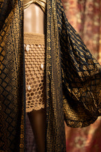 Load image into Gallery viewer, Black Lotus Kimono with hood